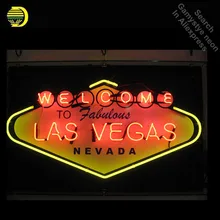 Letreros de neón de Las Vegas, lámparas de neón recreativas, para cerveza, Bar, manualidades, 24x18, con tablero
