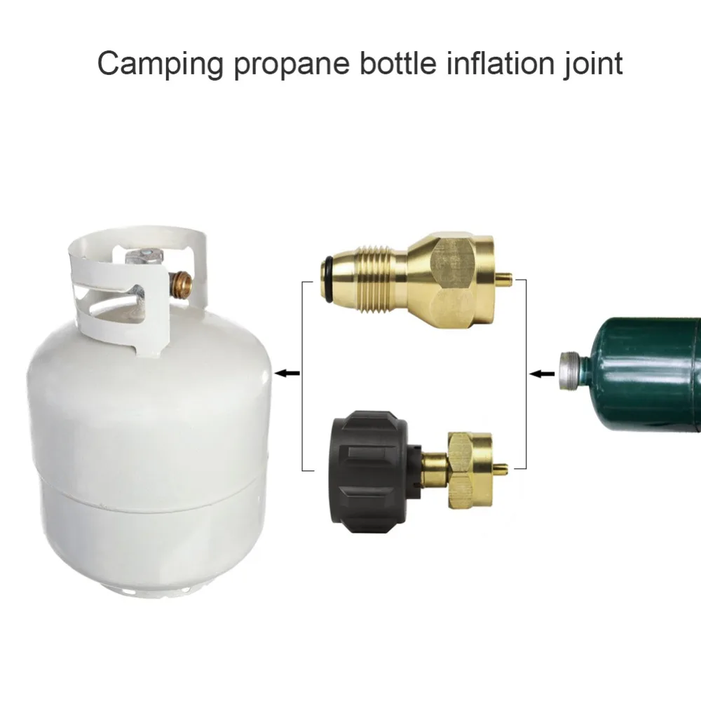 1 LB адаптер для замены Газа Пропан бутылки бака адаптер латунный регулятор клапан набор