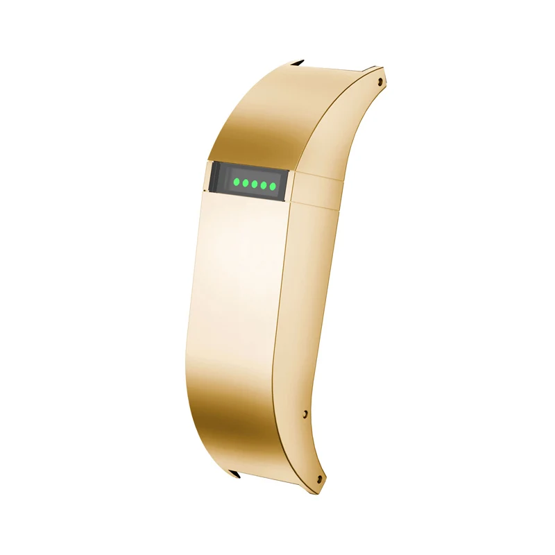 1 шт. металлический защитный чехол для часов Рамка бампера для FitbitFlex-Drop - Цвет: Золотой