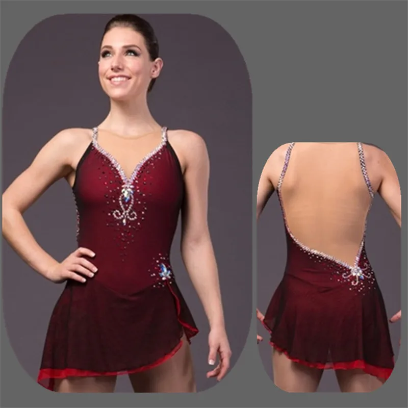 Figure Skating Dress Women's Girls' Ice Skating Competition Dress