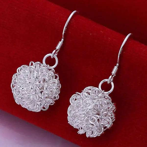 

E076 fashion jewelry For Women, 925 jewelry silver plated Tennis Earrings E076 /QJWEKSKZ YQHMVOPN