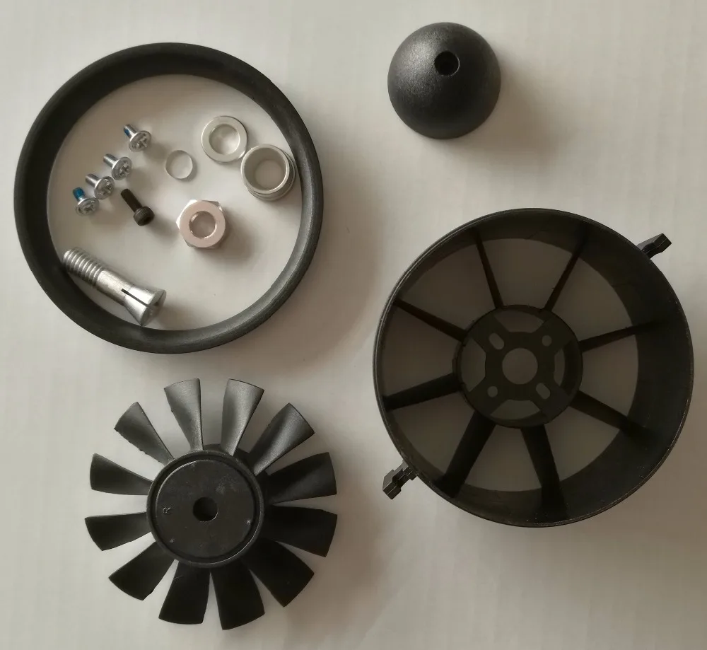 

Freewing 70mm plastic EDF with 12 blades ducted fan suit for rc plane