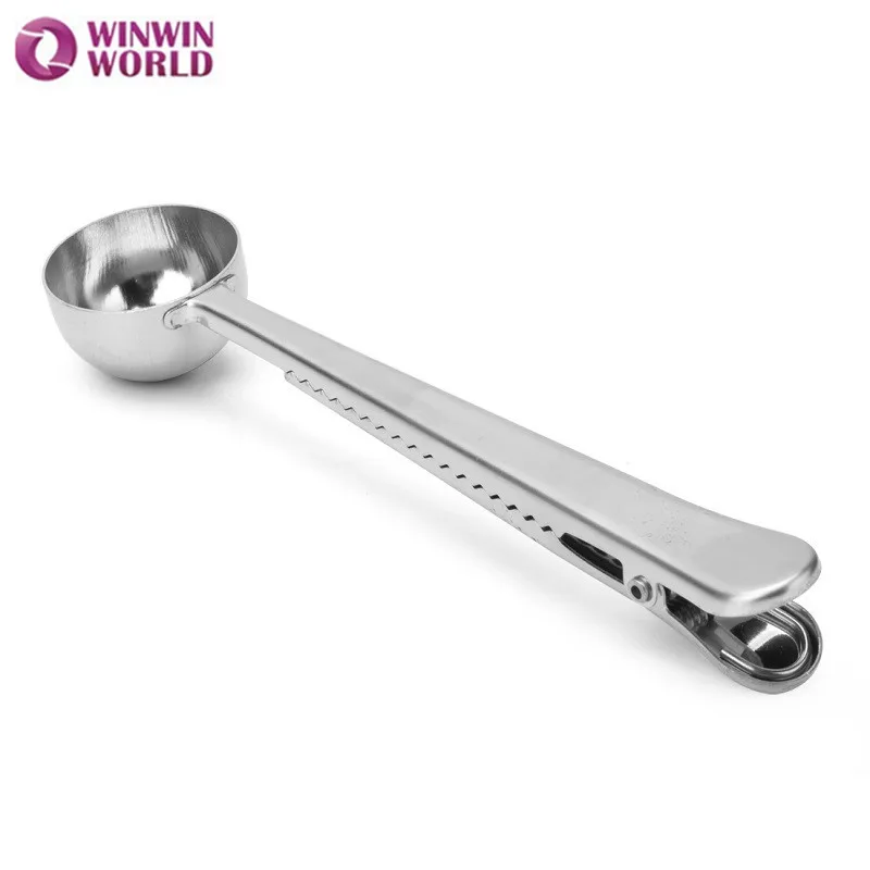 Sliver coffee measure tools spoon stainless steel measuring spoon for