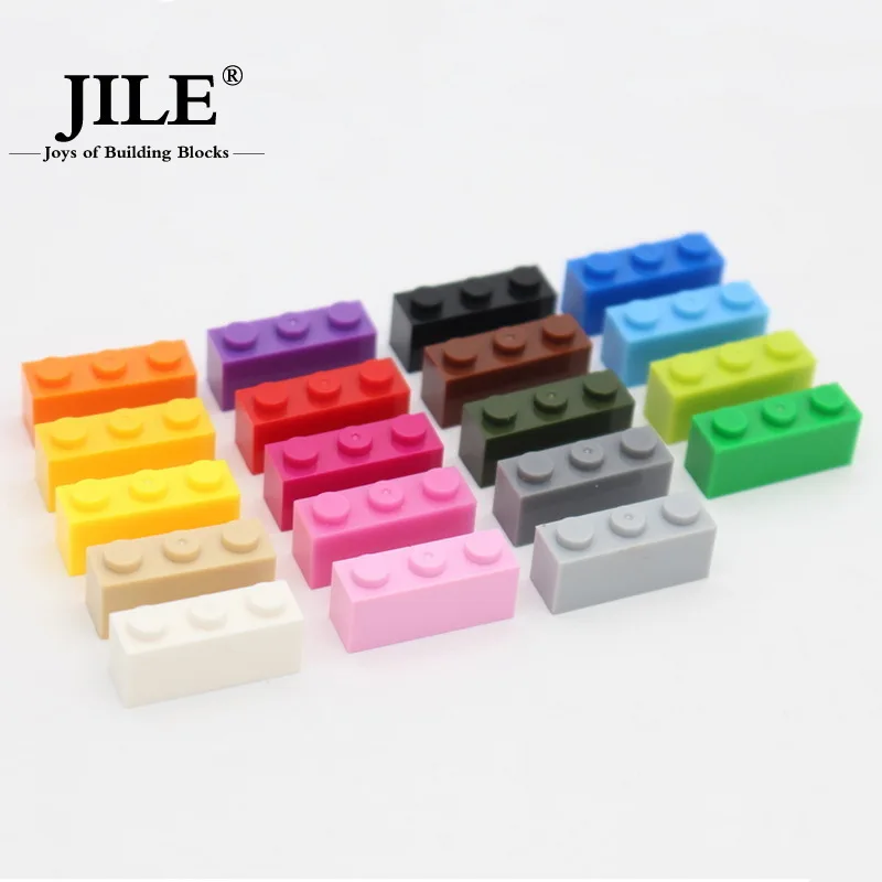Free Shipping moc Brick 1x3 3h 3622 DIY enlighten block bricks Compatible With Assembles Particles 120PCS