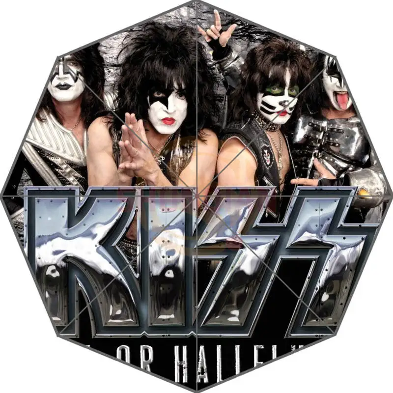 Товар на заказ, браслет Kiss Band 43,5 дюймов, 3 складных зонта, хороший подарок для друга на день рождения - Цвет: Лиловый