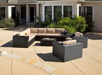 

All weather Oasis 7pcs Outdoor Sectional Seating Set