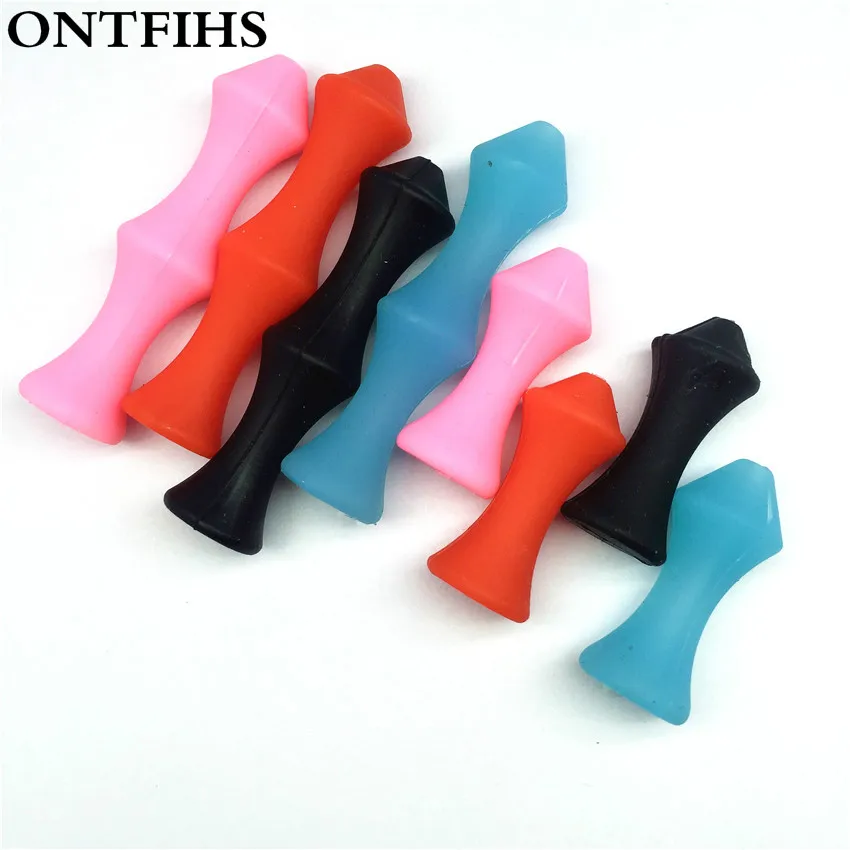4 Set/Lot Archery Bowstring Finger Saver Tab Finger Guard Sever Soft Silicon Bow String
