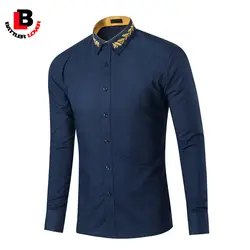 Battlerlover модные Рубашки для мальчиков Для мужчин Летняя Повседневная Camisa masculina рубашка с длинными рукавами Ман Рубашки для мальчиков Сорочки