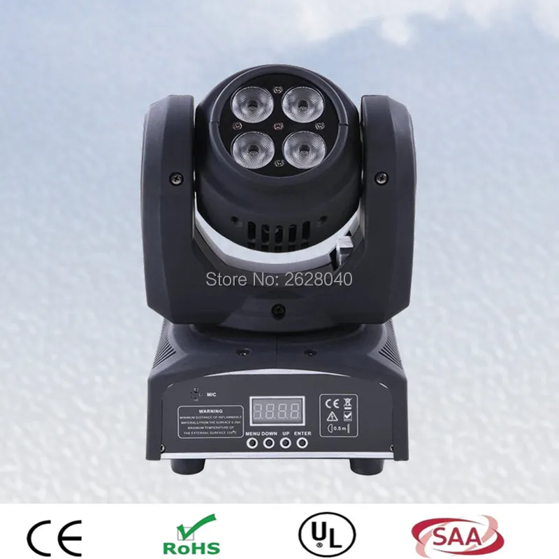 

4X10W+1x10W Mini Led Double Face Moving Head Spot Light Stage Disco Dj Dmx Lamp Strobe Laser Show Party Licht Sound Color Music