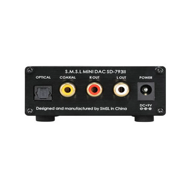 SMSL SD-793 II Audio Optical Coaxial DAC PCM1793 DIR9001 DAC Digital Audio Decoder 24BIT 96KHZ Built-in Headphone Amplifier