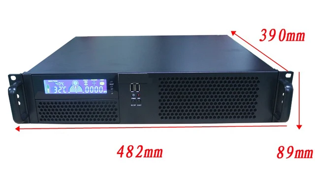 Best Offers 2U390 short chassis 2U industrial control server firewall computer case installed PC power supply 390 deep with Display screen Best Offers 2U390 short chassis 2U industrial control server firewall computer case installed PC power supply 390 deep with Display screen