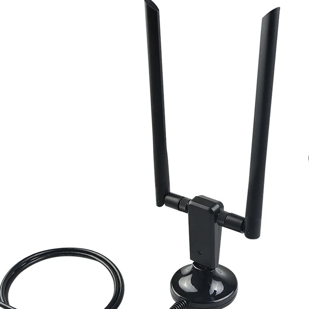 5 ГГц Беспроводной USB 3,0 WiFi адаптер Двойная съемная антенны 1200 Мбит Long Range AC1200 Dual Band с высоким Скорость