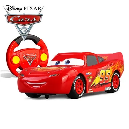 Disney Pixar Cars 3 2 Ligtning Mcqueen Джексон dinoco Крус пульт дистанционного управления RC Автомобили Модель для детей дети бренд игрушки - Цвет: Mcqueen no box