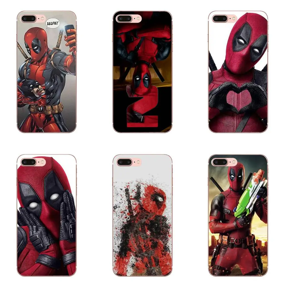 

For Xiaomi Redmi Mi Note 7 8 9 SE Pro Lite Go Play Clear Soft Shell Super Funny Cool Marvel Hero Superman Deadpool
