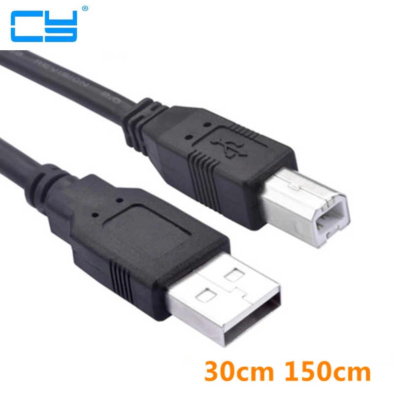 USB 2.0 Printer/Device Cable Black GOWOS 1 Feet Type A Male to Type B Male 2 Pack USB 2.0 Printer/Device Cable Black GOWOS 1 Feet Type A Male to Type B Male 2 Pack