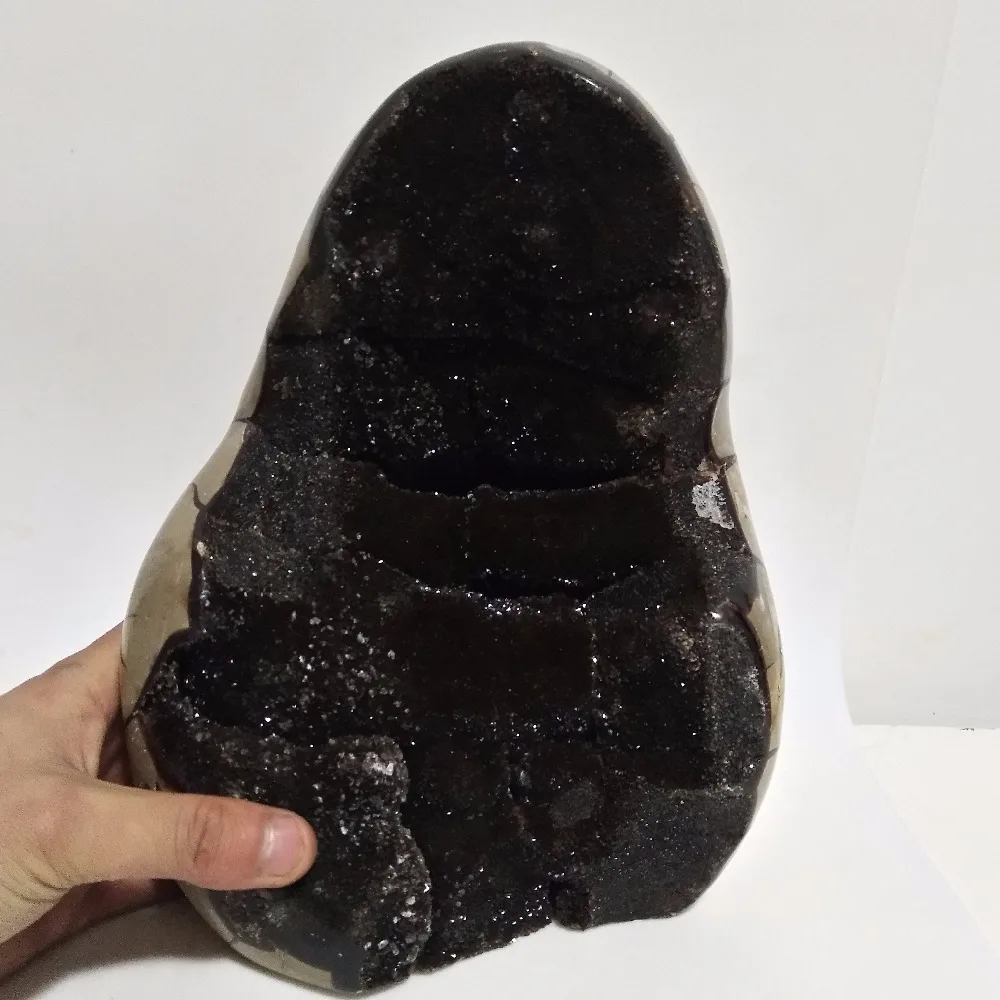 7600 г geode натуральный камень выставочный септариевый Дракон горный Кристалл кластер камни и кристаллы офисный стол Дисплей украшения