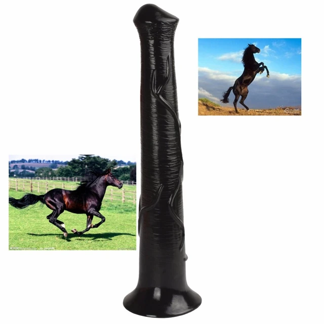 Nuovo lungo cavallo dildo enorme grande animale dildo animale