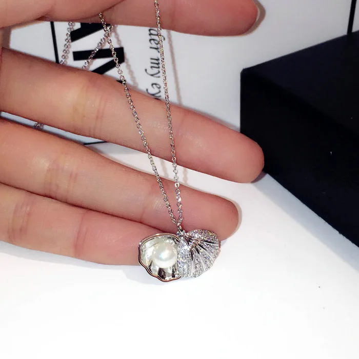 Изысканное Кристальное жемчужное ожерелье, имитированное жемчугом, короткое ключичное ожерелье для женщин, ювелирные изделия, аксессуары