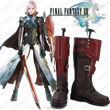 Nowy Final Fantasy XIII błyskawica Eclair Farron Cosplay buty Anime buty wykonane na zamówienie