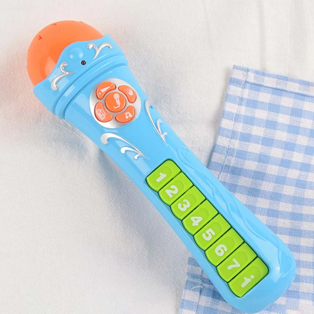 Игрушки для детей игрушечный микрофон имитационный микрофон клавиши пианино раннее образование просвещение детская смешная игрушка в