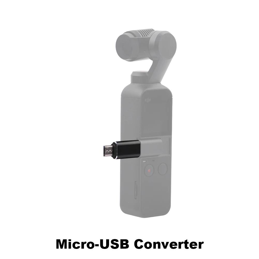 

Micro-USB Adapter Converter for DJI OSMO Pocket Handheld Gimbal Mini Camera Stabilizer Type-C To Micro-USB Phone Connector Kits