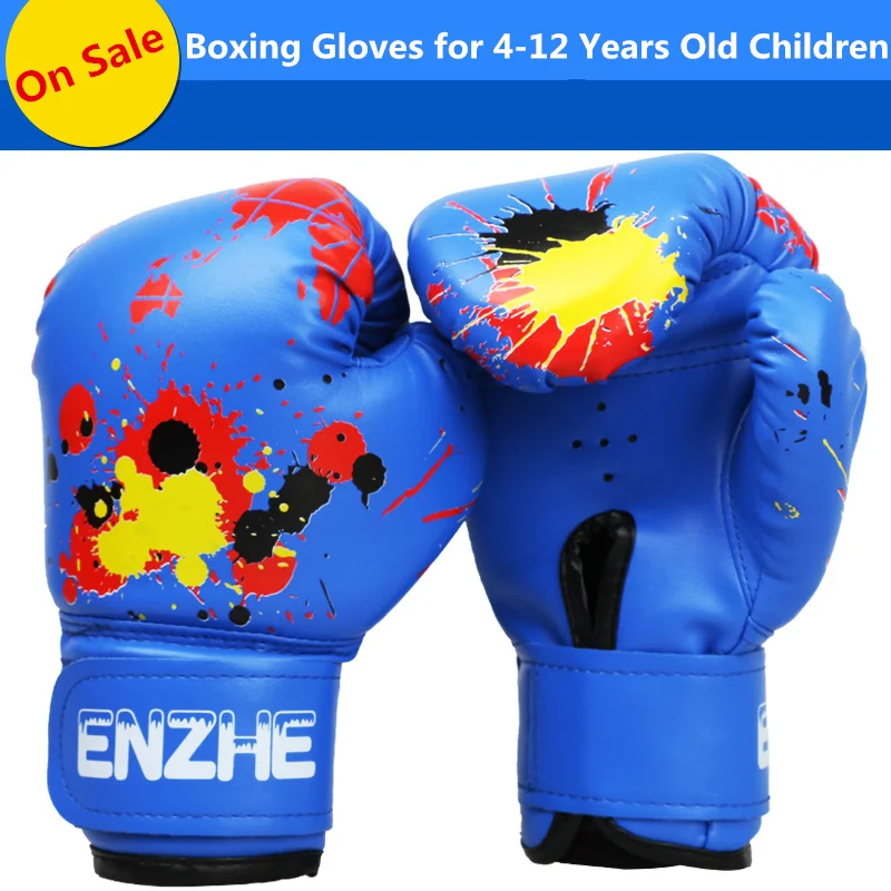 Children Gloves Boxing Fight Training Boys Girls Kid Kick Muay Durable Useful