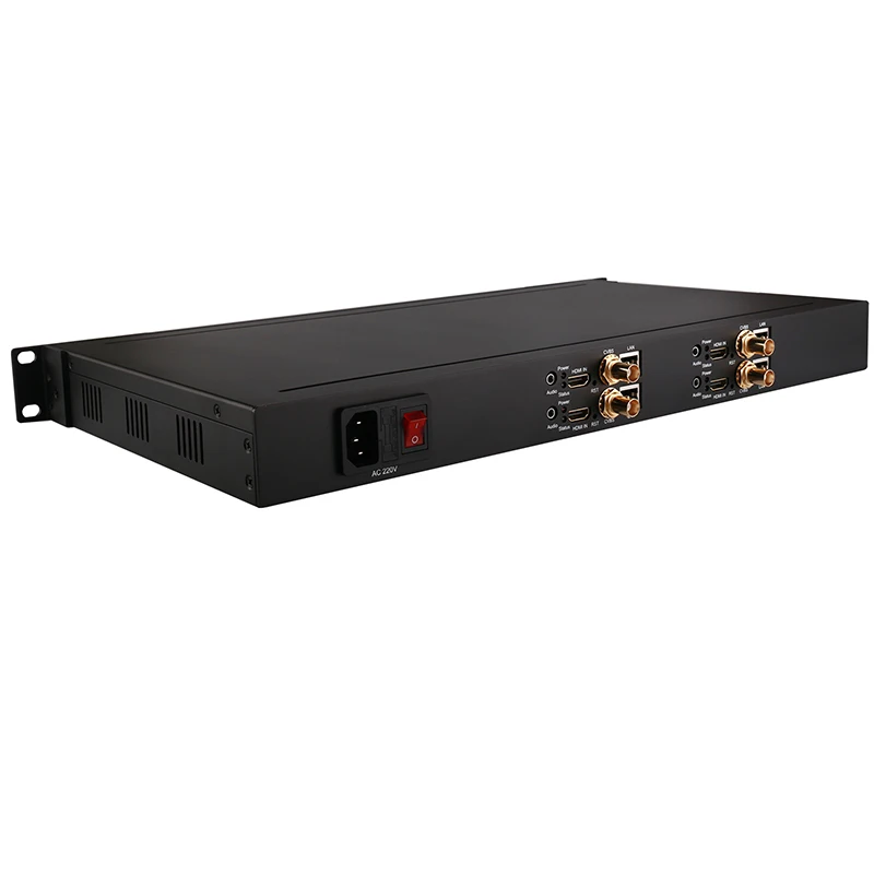 4 канала H.264 HDMI + кабели AV / RCA CVBS к IP видео энкодер для IPTV потоковая трансляция в