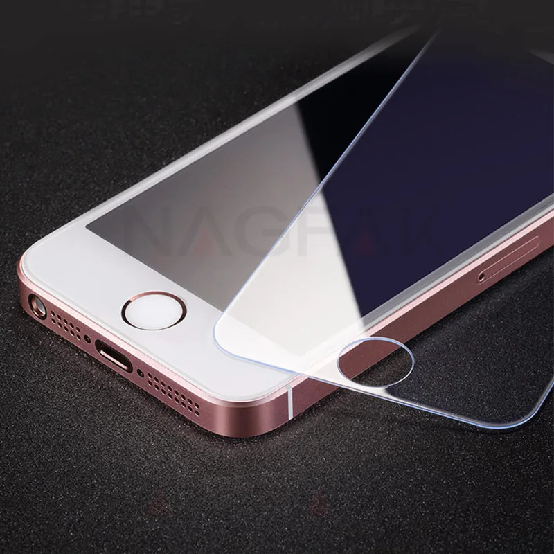 NAGFAK закаленное стекло для Apple iPhone 5S 5 SE защита экрана 9H защитная пленка Se|Защитные