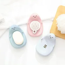 Милый плюшевый мишка мыльница душевой поднос походный банный дом контейнер держатель для путешествий новая мыльница конфетный цвет