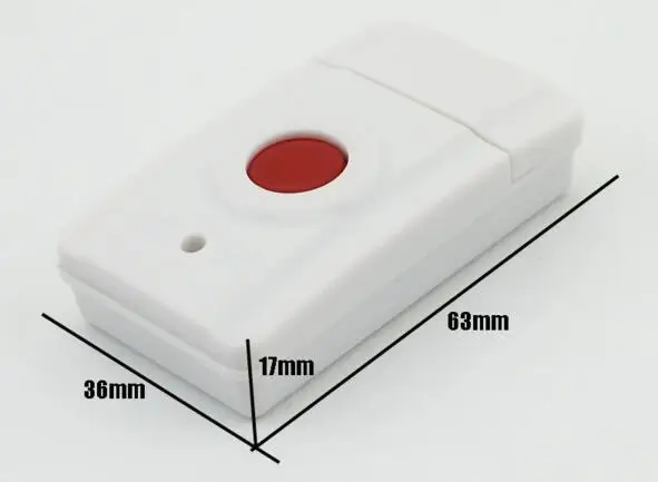 DZXWireless 868/mhz 433 MHz Аварийная кнопка для экстренной ситуации SOS Кнопка тревоги оповещения Встроенная антенна для системы охранной сигнализации