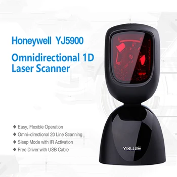 

Honeywell Youjie YJ5900 Handsfree Omnidirectional 1D Laser Barcode Scanner In Reasonable Price