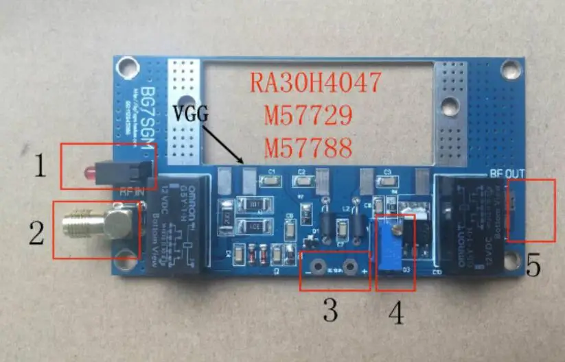 TZT РЧ усилитель мощности плата трансивера схема PCB для рации комплект