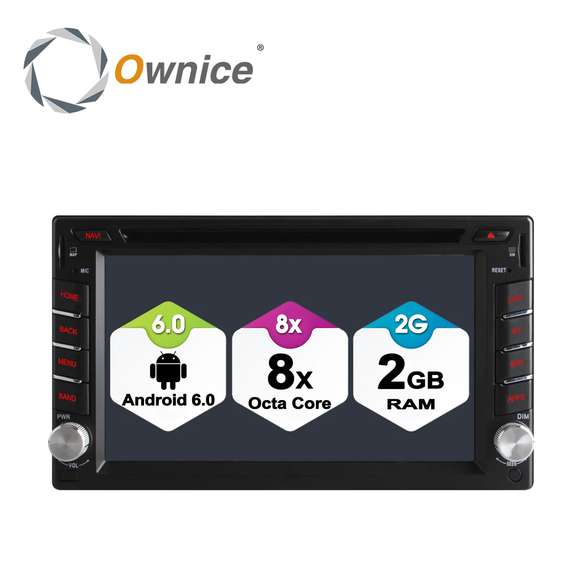 Ownice 4G SIM LTE Android 6 0 Octa Core 2G RAM Universal font b Car b