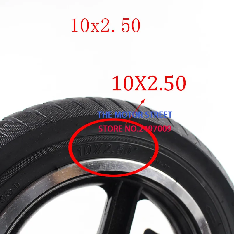 

10x2.50 Tire and Aluminum Alloy Wheel are suitable for Electric Scooter Balancing Car Electric Scooter and Speedway 3