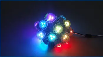 

500Pcs WS2811 3LED 26mm(Dia.) Transparent LED String Module Pixel light 5050smd Addressable RGB Dream full color 12V advertising