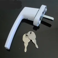 Универсальные окна из алюминиевого сплава ручка безопасный ключ безопасности замок оконная ручка для двойного остекления защелки дверная ручка, принадлежности