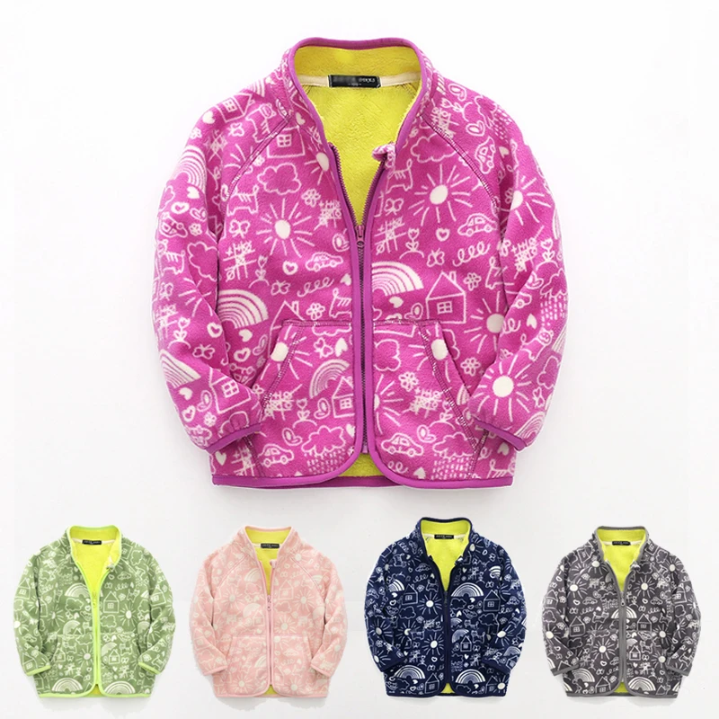 

kids boys girls fleece jacket baby girl boy jacket spring autumn 2019 little girls coats and jackets boy coat children outerwear