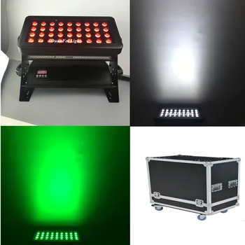 

(2pcs+Flycase) Outdoor 36x10w Led City Light RGBW 4IN1 /RGBWA 5IN1/RGBWAUV 6IN1 Quad Color Led Flood Light City Color