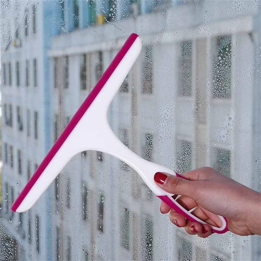 Universal Scraping Clean Window Glass Blowing Cleaner Wiper Bathroom