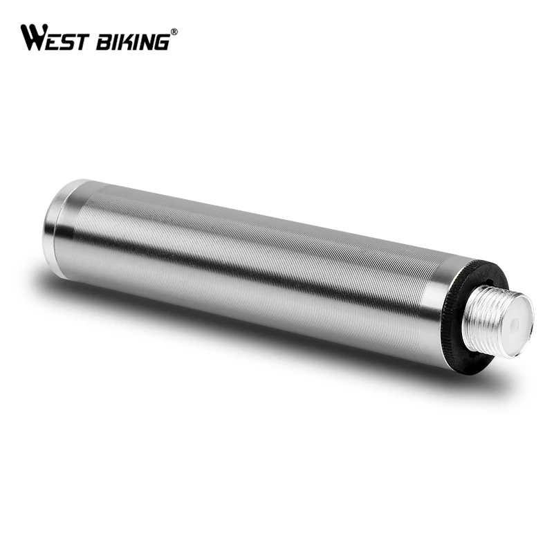 WEST BIKING, изготовленный на заказ, мини-насос для велосипеда, алюминиевый сплав, без логотипа, Аксессуары для велосипеда