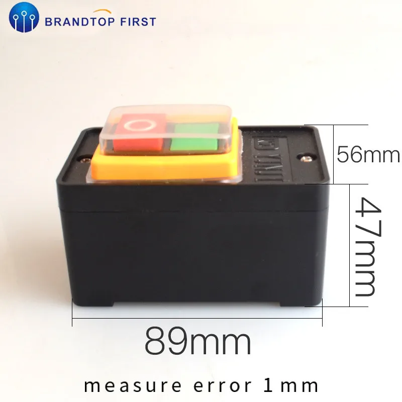 1 шт. старт/стоп пусковой переключатель on/off 380/220V для настольная сверлильная машина шлифовальные машины, фрезерный станок с ЧПУ буровой наконечник кнопки переключатель