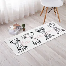 Персональный мультфильм нарисованные вручную детские коврики для детей гостиная игровой коврик детская спальня ползать коврик Детская комната играть Декоративный Ковер