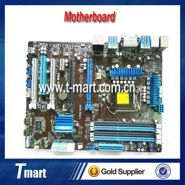 

100% Working Server Motherboard for P8B WS 1155 DDR3 Fully tested Working perfect