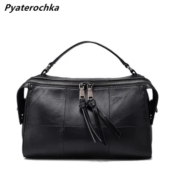 

Pyaterochka Famous Brand Women Handbag Genuine Leather Shoulder Bag Fashion 2019 High Quality Small Flap Luxury Casual Totes