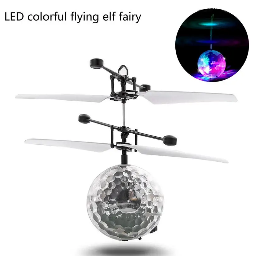 

RC Toy EpochAir RC Flying Ball, RC Drone Helicopter Ball LED Lighting for Kids Teenagers Colorful Flyings for kids Q30 AUG9