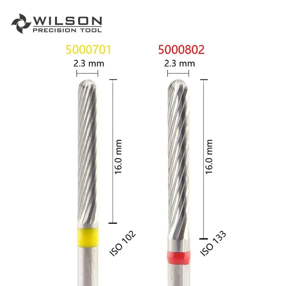 

Cylindrical Shape ISO 145 023 - Other Cut - HP WILSON Tungsten Carbide Dental Lab burs 5000701 5000802 5001602 5001701