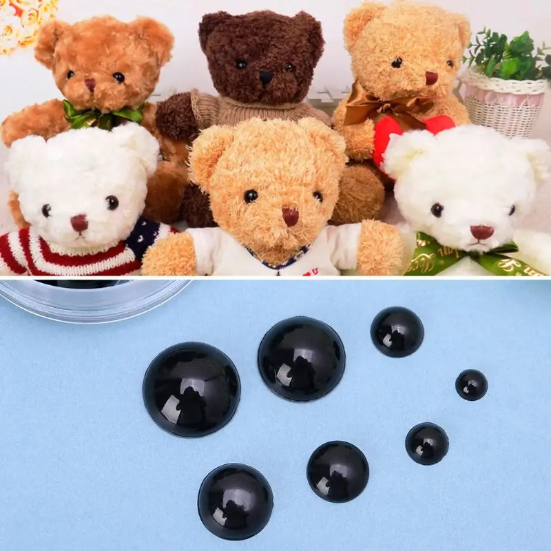 

226Pcs 6mm/8mm/10mm/12mm/14mm/16mm/18mm DIY Doll Puppet Plastic Eyes Safety Craft For Handmade Teddy Bear Children Kids Toy