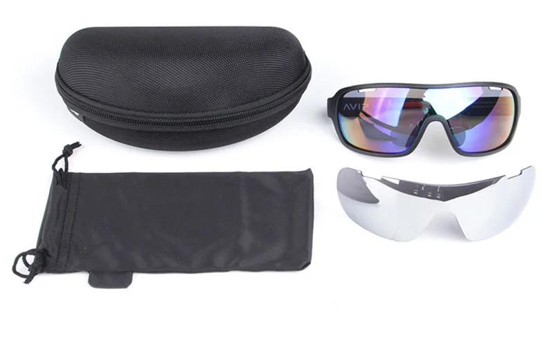 Солнцезащитные очки для велоспорта мужские и женские велосипедные с 2 линзами UV400