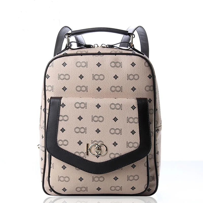 

starbags preppy style premium quality bagpack printing school pu leather backpack for teenager
