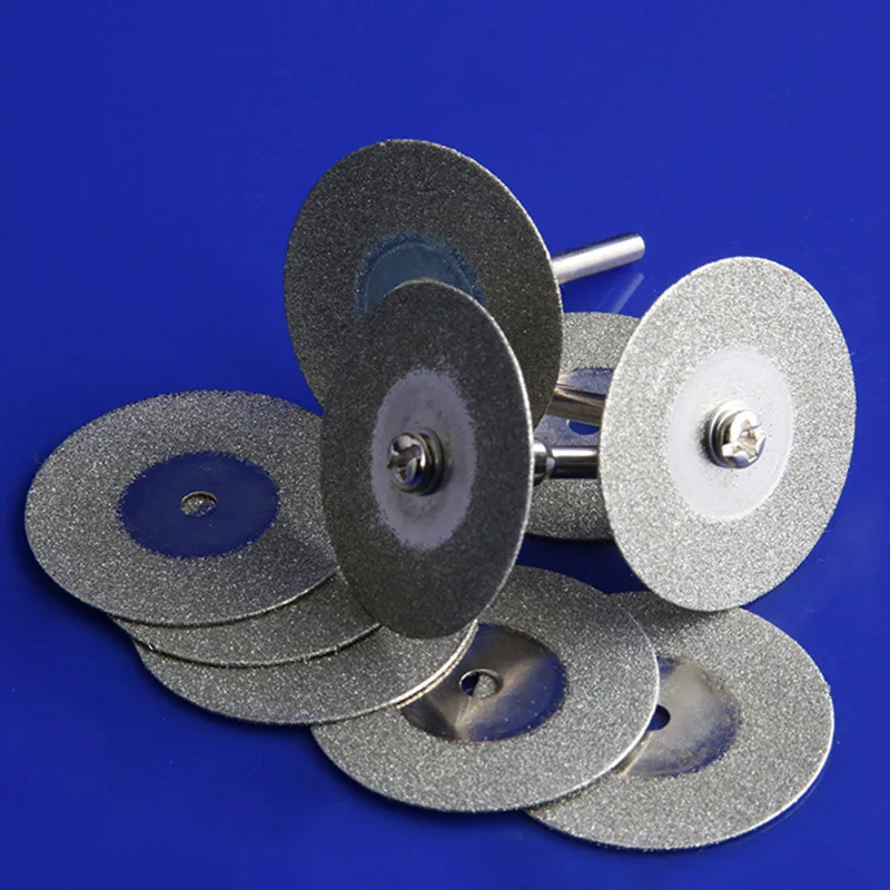 

10 Pcs Diamond Saw Blades Disc Wheel Glass Ceramic Cutting Wheel for Jade Jewelry Metal JA55